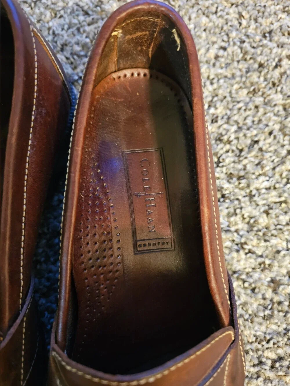 Cole Haan smooth chestnut